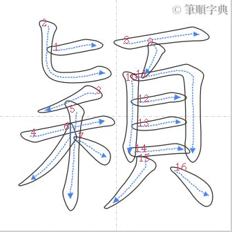 穎筆畫|穎的筆順 國字「穎」筆畫